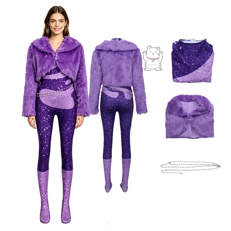 Anime Cosplay Simple - Anime Animal Party Shakira Fur Purple