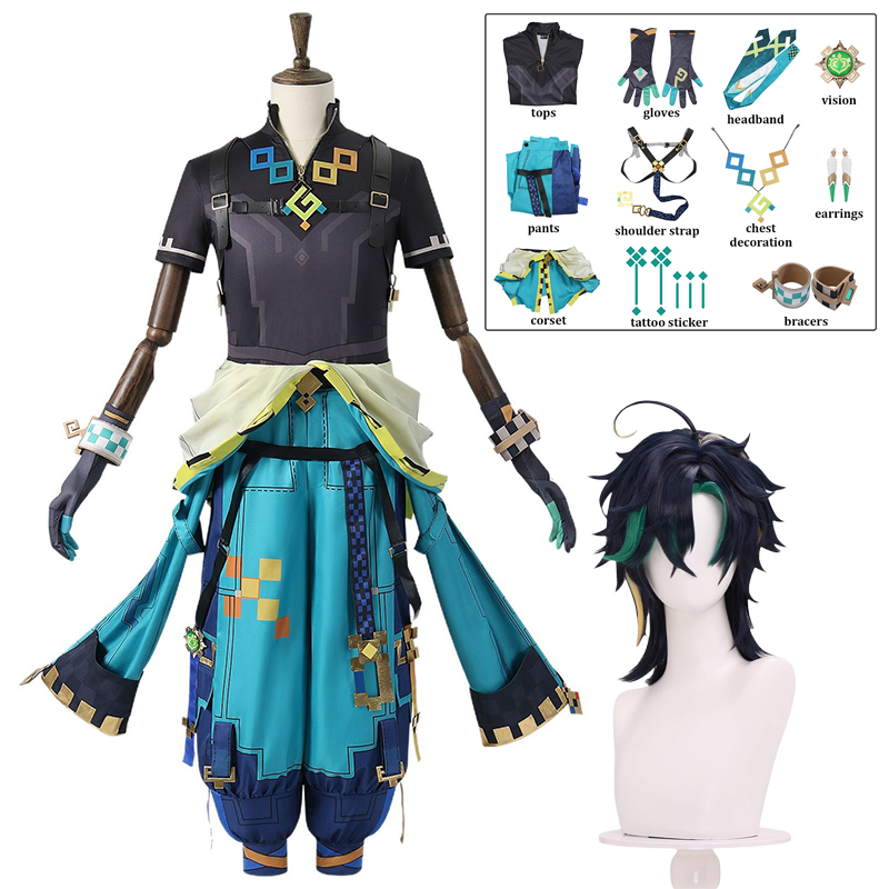 Anime Cosplay For Halloween - Kinich Cosplay Genshin Impact Cosplay Costume