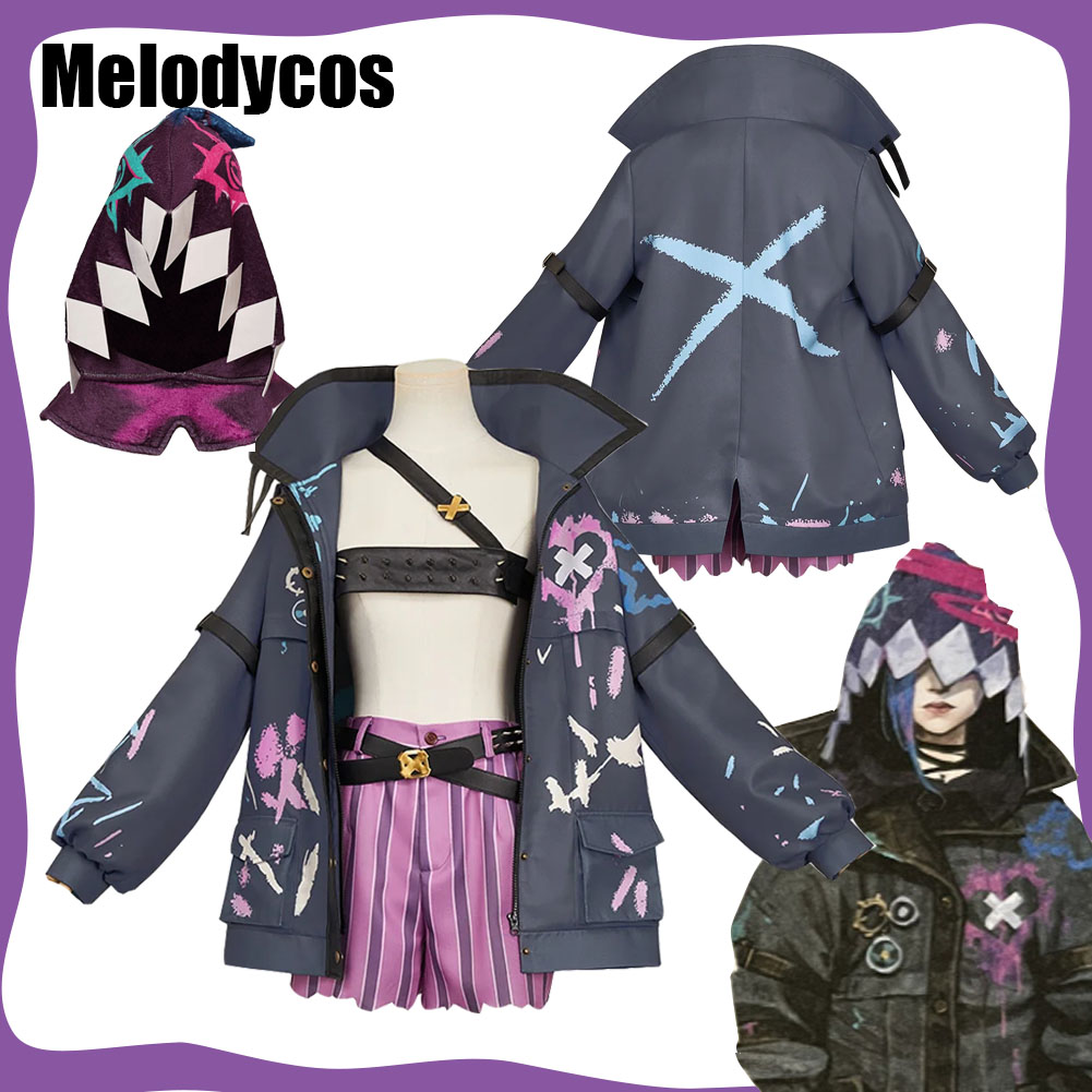 Fullmetal Alchemist Coat - Arcane Jinx Cosplay Girls Coats Hats