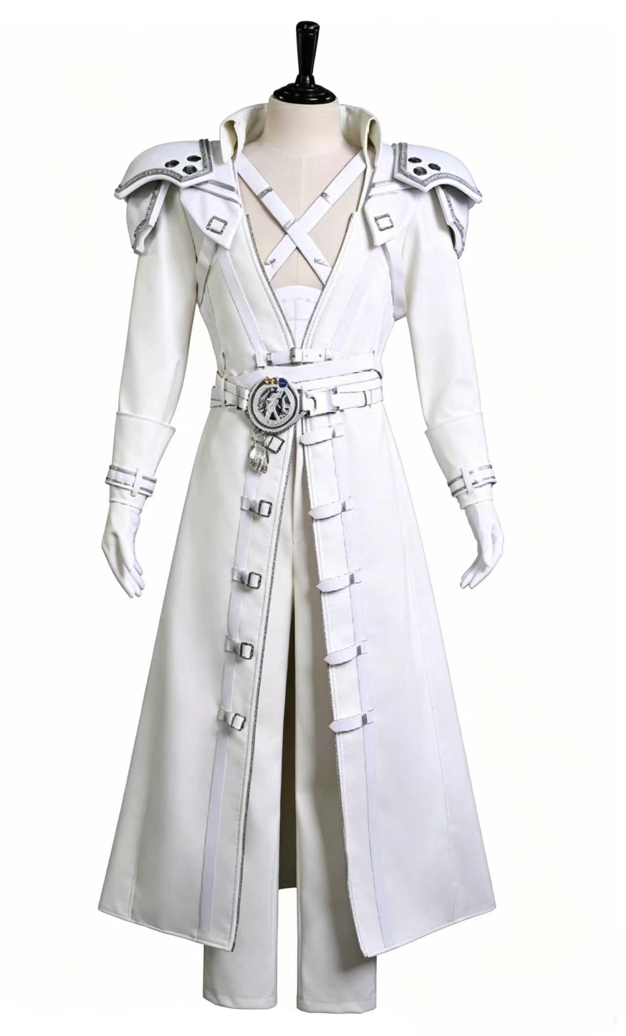 Anime Cosplay For Halloween - Sephiroth Pure Angle Fantasy White Pauldrons