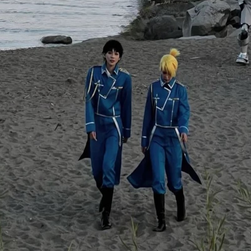 Roy Mustang Cosplay Anime Full - Fullmetal Alchemist Coat 评论和价格