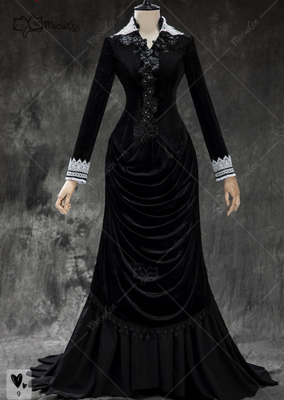 MEOWCOS Women's Gothic Black V - Anime Cosplay Com 评论和价格