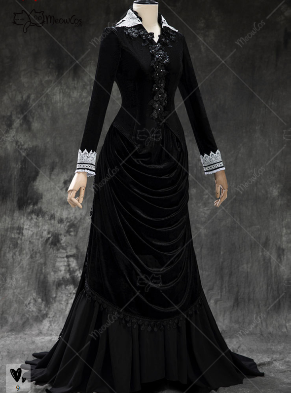 MEOWCOS Women's Gothic Black V - Anime Cosplay Com 评论和价格
