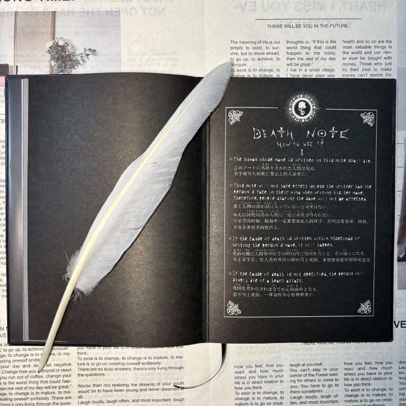New Collectable Death Note Not - Death Note Replica 评论和价格