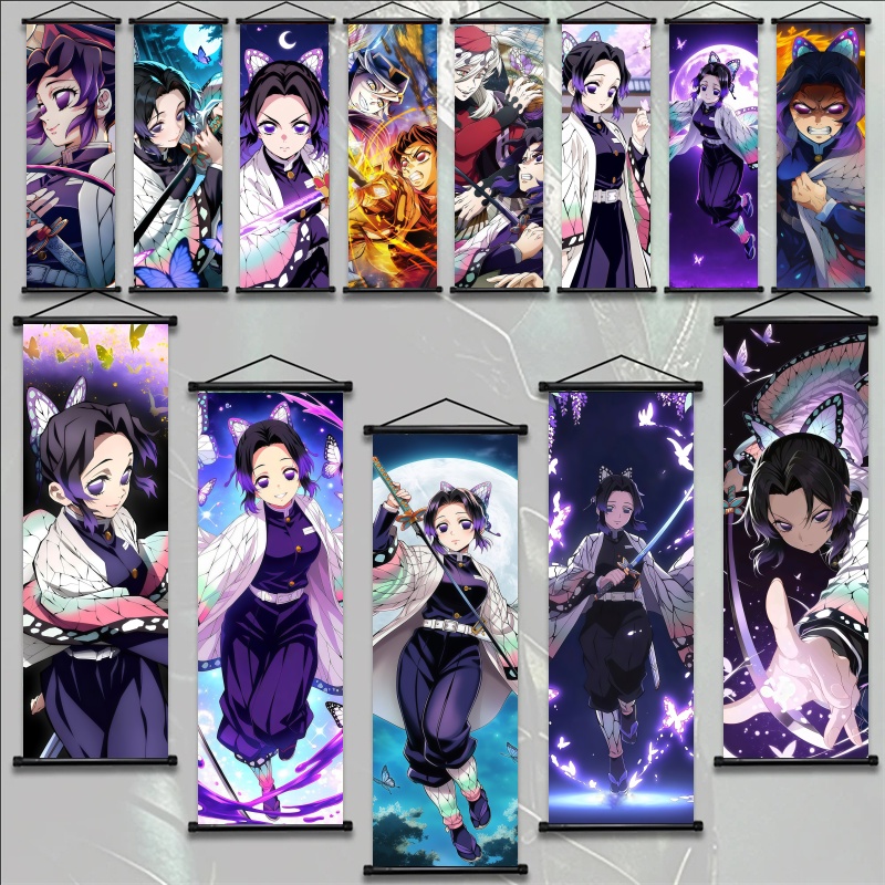Shinobu Kocho Demon Slayer Art - Anime Cosplay Props 评论和价格