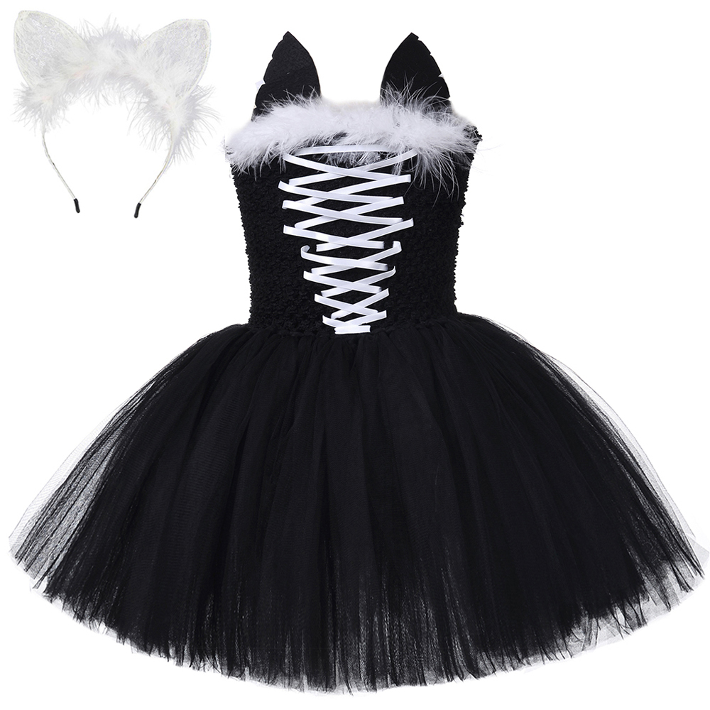 Black Cat Tutu Dress for Girls - Anime Cosplay Simple 评论和价格