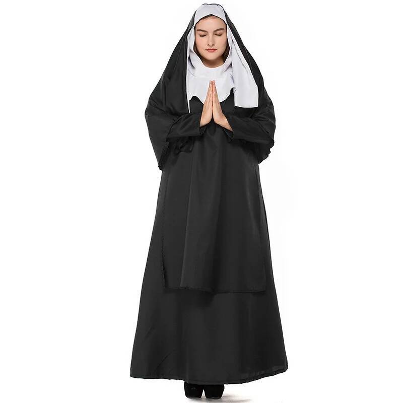 Cos Nun Sister Habit Costume H - Anime Cosplay For Halloween 评论和价格