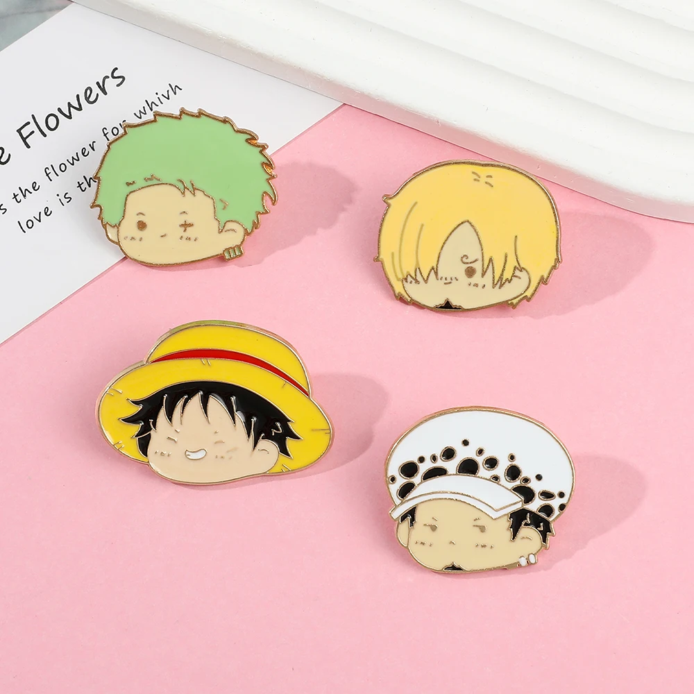 4 Pcs Anime Character Brooch S - Anime Cosplay Simple 评论和价格