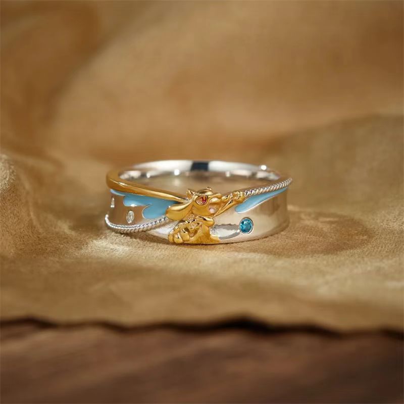 Pokémon Riolu Couple Rings - C - Anime Cosplay Couple 评论和价格