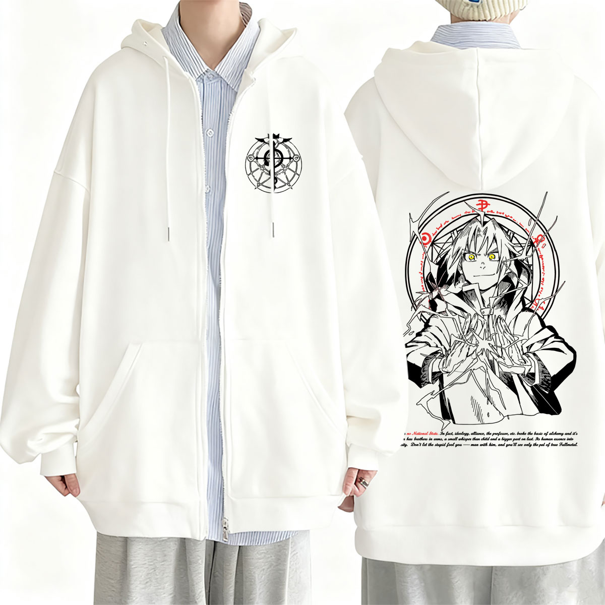 Anime Fullmetal Alchemist Zipp - Fullmetal Alchemist Coat 评论和价格