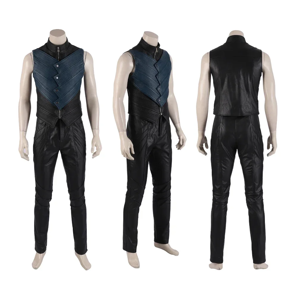 Game DMC 5 Vergil Cosplay Cost - Fullmetal Alchemist Coat 评论和价格