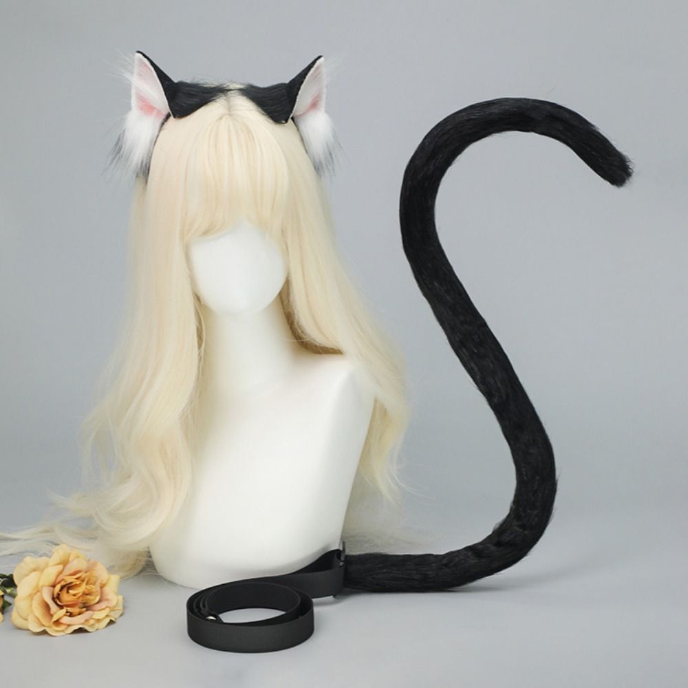Handmade Plush Cat Ears Headba - Anime Cosplay Simple 评论和价格