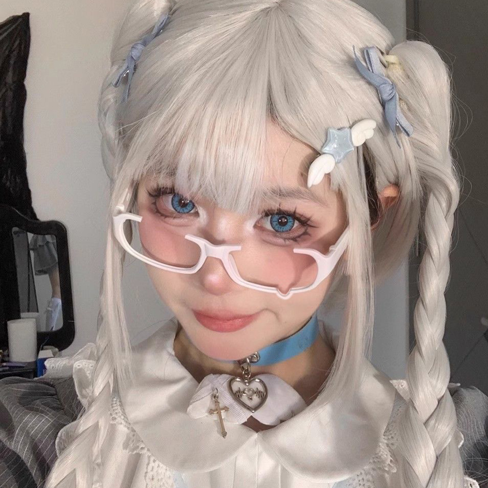 Japanese Anime Crying Eyeglass - Anime Cosplay Korean Girl 评论和价格