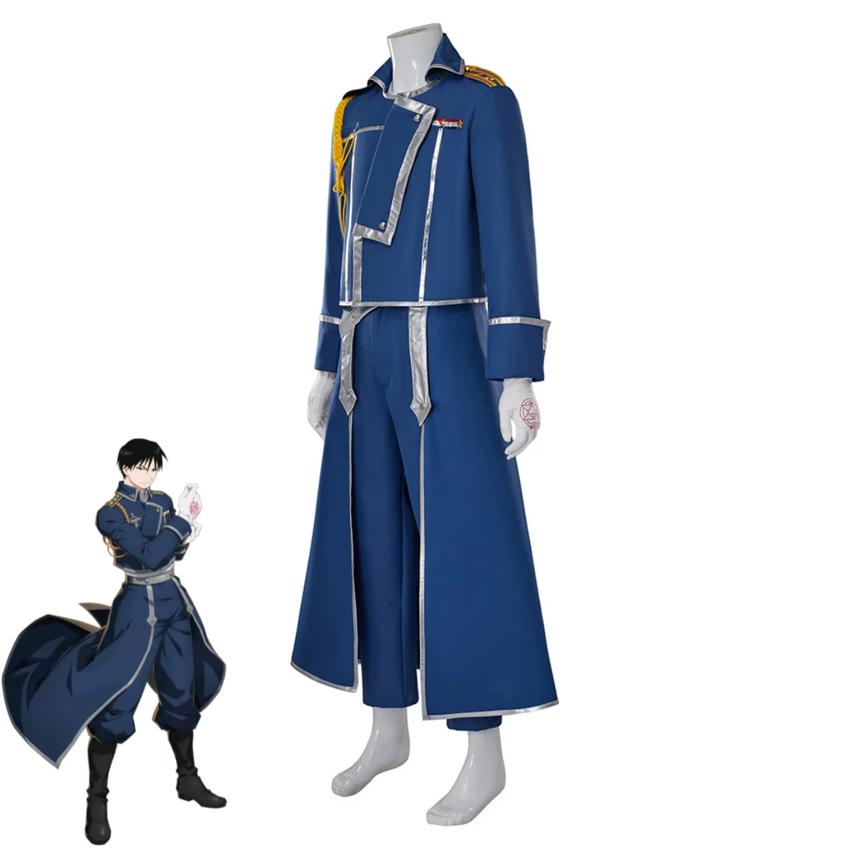 Anime Fullmetal Alchemist Roy  - Fullmetal Alchemist Coat 评论和价格