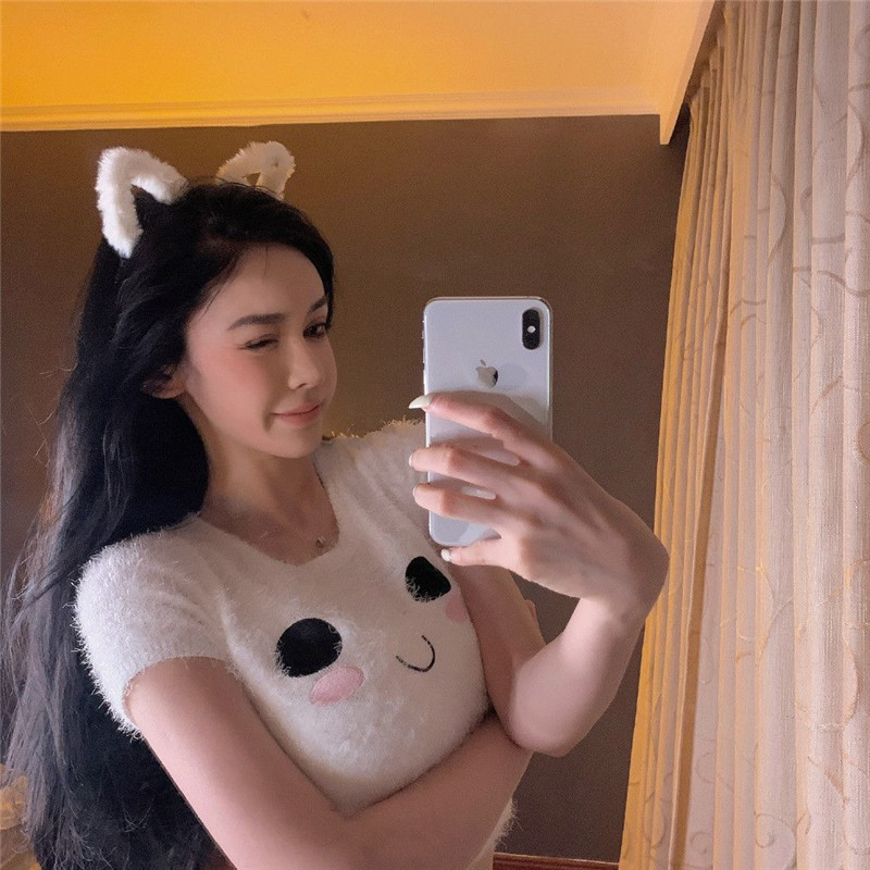 Cute Furry Kitten Ears Hairban - Anime Cosplay Korean Girl 评论和价格
