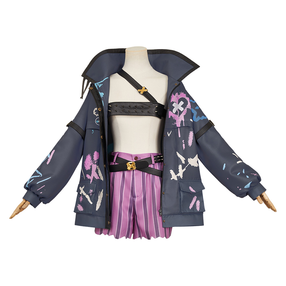 Arcane Jinx Cosplay Girls Coat - Fullmetal Alchemist Coat 评论和价格