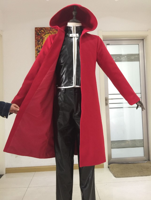 Anime Full Metal Alchemist Cos - Fullmetal Alchemist Coat 评论和价格