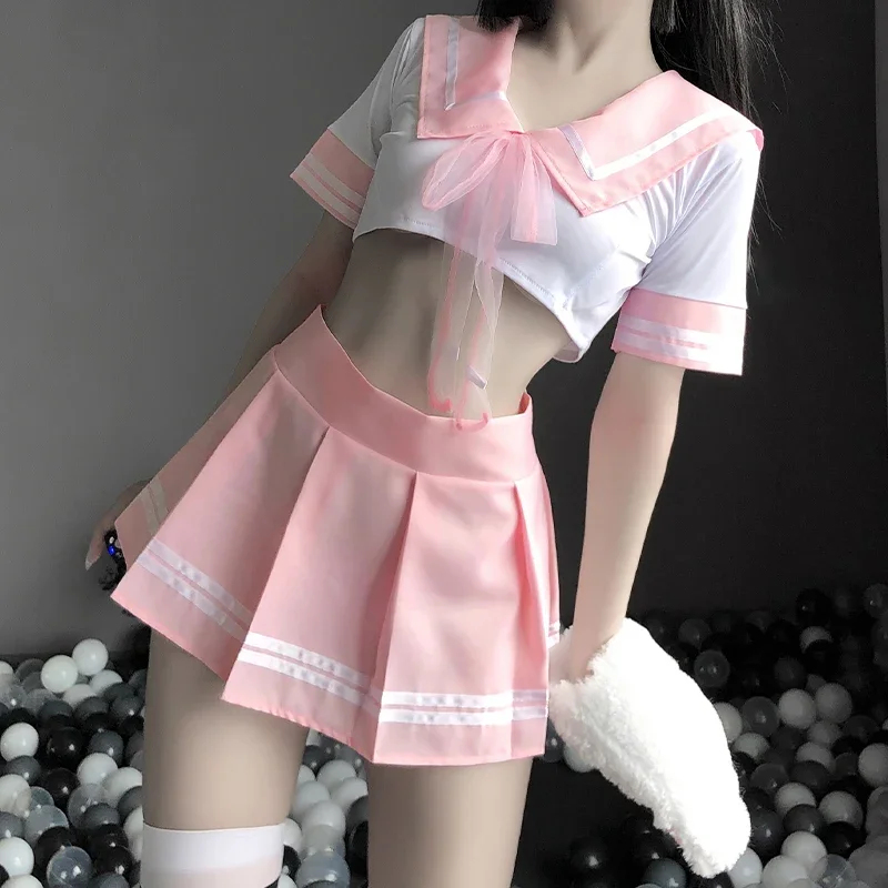 2026 Korean Short Shirt Pleate - Anime Cosplay Korean Girl 评论和价格