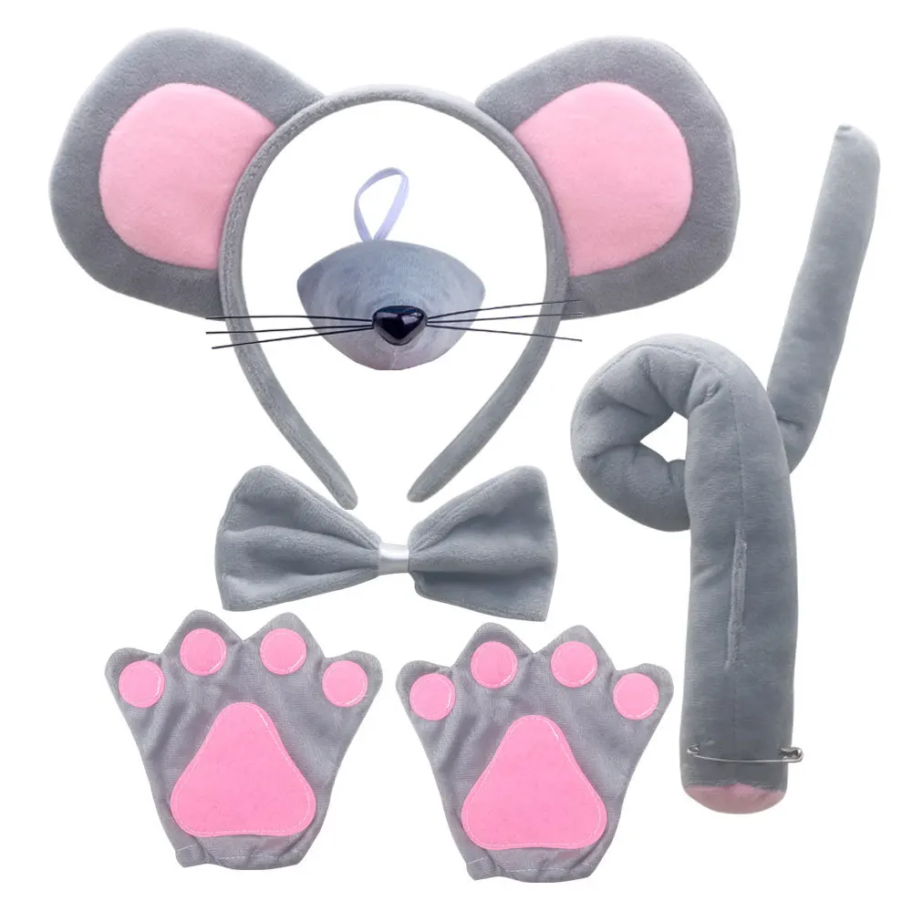 Mouse Costume Set Ears Headban - Anime Cosplay Simple 评论和价格