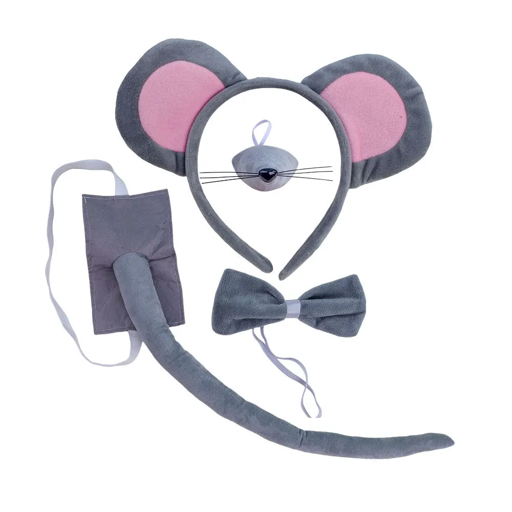 Mouse Costume Set Ears Headban - Anime Cosplay Simple 评论和价格