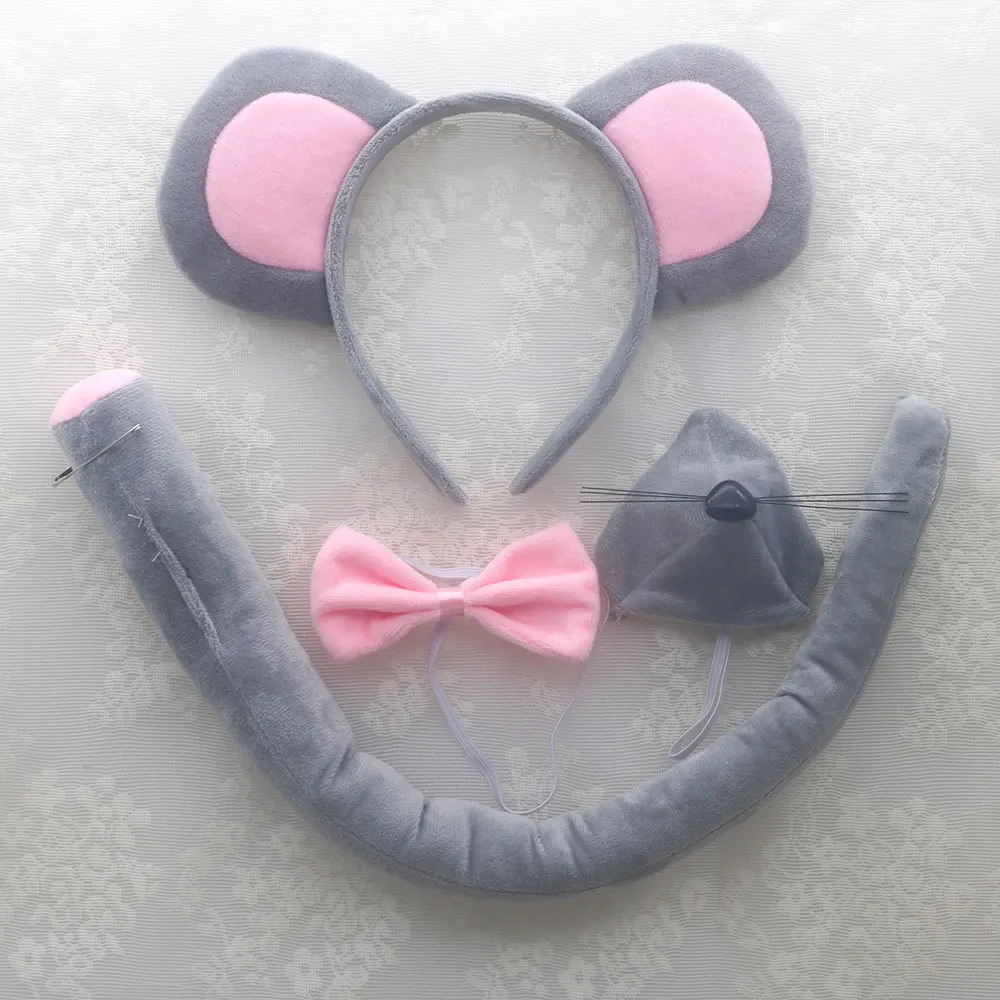 Mouse Costume Set Ears Headban - Anime Cosplay Simple 评论和价格