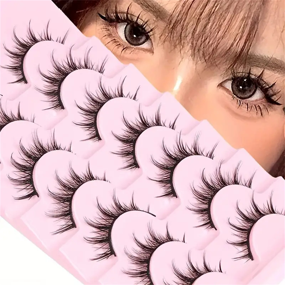 Natural Look False Eyelashes A - Cosplay Korean Anime 评论和价格