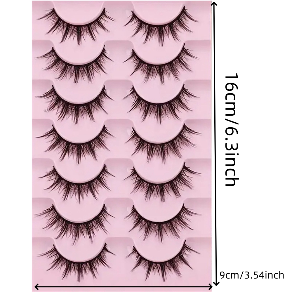 Natural Look False Eyelashes A - Cosplay Korean Anime 评论和价格