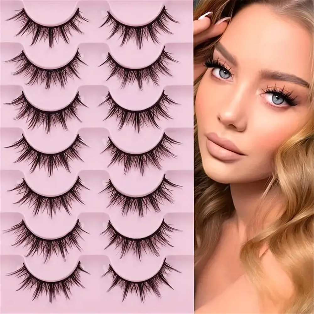 Natural Look False Eyelashes A - Cosplay Korean Anime 评论和价格